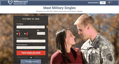 Desktop Screenshot of militarycupid.com